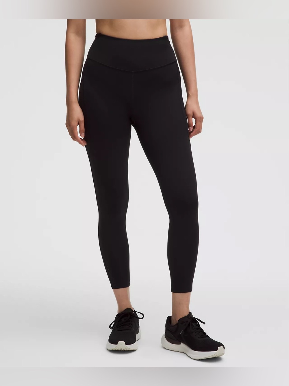 Lululemon Fast and Free High Rise Tight 25" with Pockets Black